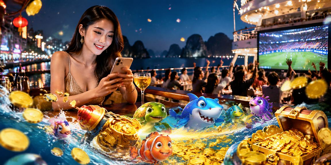 Khung cảnh vịnh Hạ Long và trải nghiệm casino di động trong không khí lễ hội Việt Nam